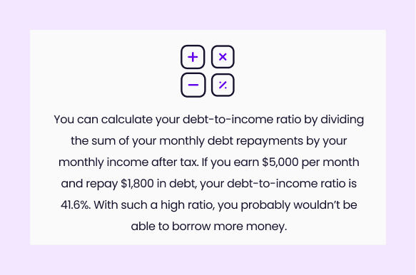 debt to income ratio